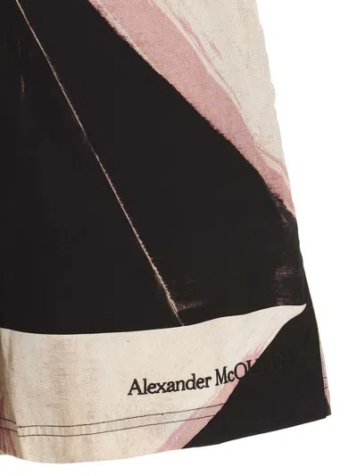Shop Alexander Mcqueen Costume Stampa In Multicolor