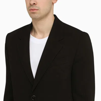 Shop Ami Alexandre Mattiussi Ami Paris Single-breasted Jacket In Black