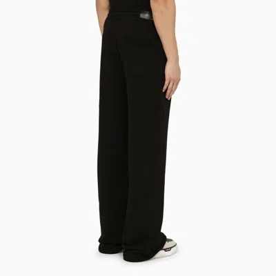 Shop Amiri Jogging Trousers With Logo In Black