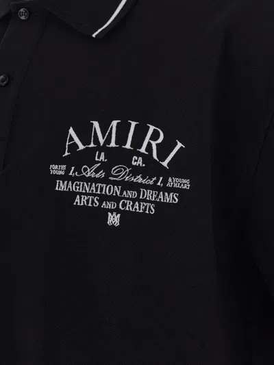 Shop Amiri Polo In Black