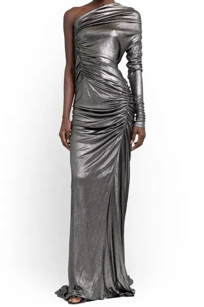 Shop Atlein Dresses In Silver