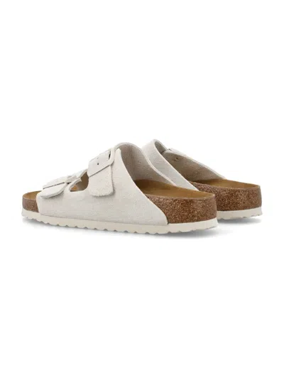 Shop Birkenstock Arizona Bs In Antique White