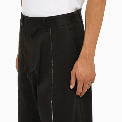 Shop Bluemarble Regular Trousers In Black