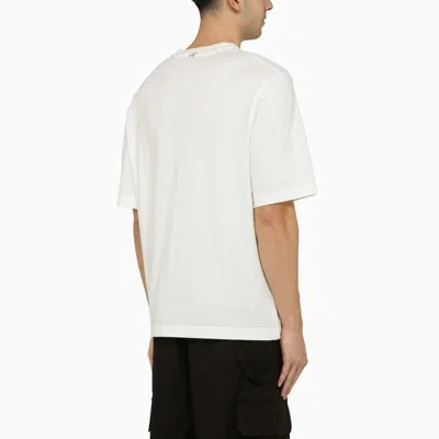 Shop Burberry Crewneck T-shirt In In White