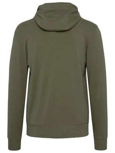 Shop C.p. Company Sludge Cotton Sweatshirt In Green