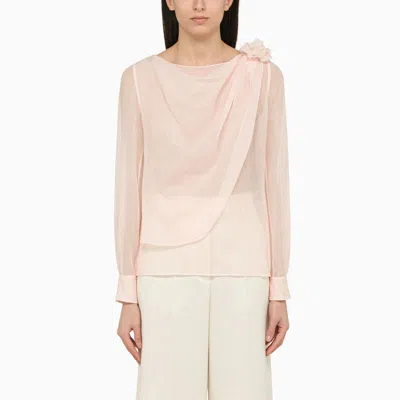 Shop Chloé Light Blouse In In Pink