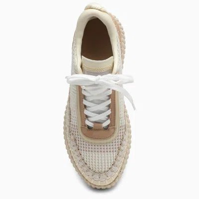 Shop Chloé Nama Trainer In In Beige