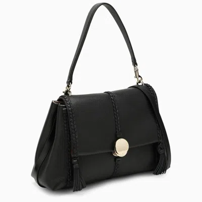 Shop Chloé Penelope Shoulder Bag In Black