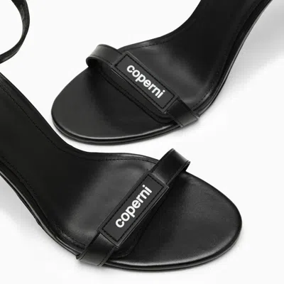 Shop Coperni High Sandal With Logo In Black