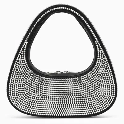 Shop Coperni Swipe Bag With Crystals In In Black