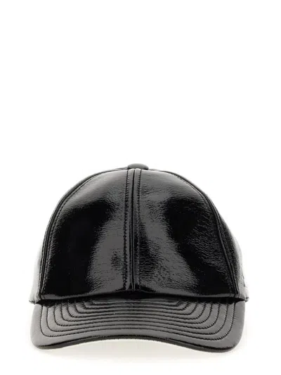 Shop Courrèges Baseball Cap "reedition" In Black