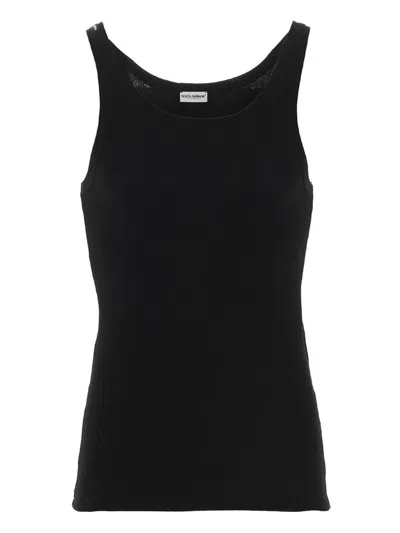 Shop Dolce & Gabbana 'marcello' Vest In Black