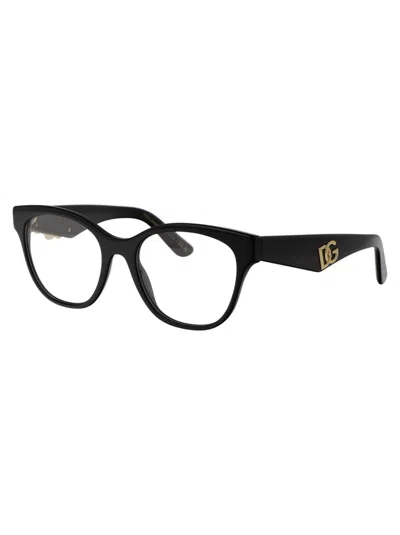Dolce & Gabbana Dg3371 Dg Barocco Eyeglasses In Black