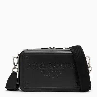 Shop Dolce & Gabbana Dolce&gabbana Calfskin Shoulder Bag In Black