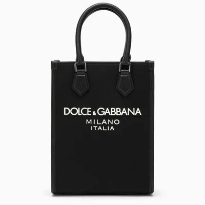 Shop Dolce & Gabbana Dolce&gabbana Small Bag With Logo In Black