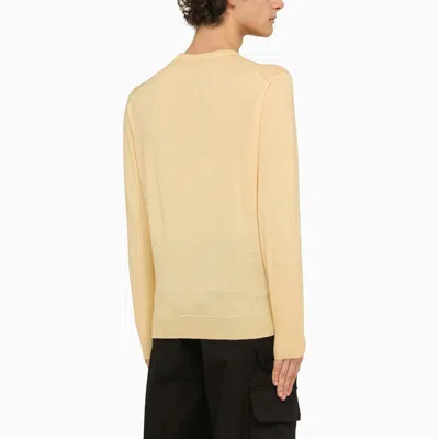 Shop Drumohr Crewneck Sweater In Yellow