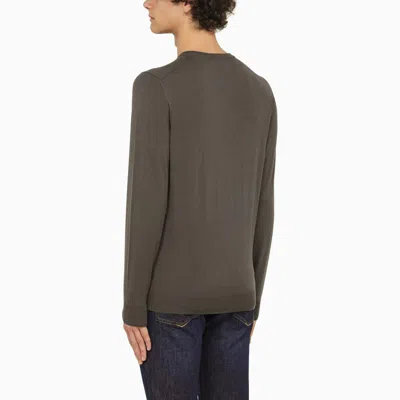 Shop Drumohr Crewneck Sweater In Grey