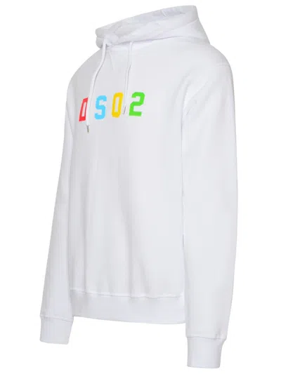 Shop Dsquared2 White Cpppne Sweatshirt