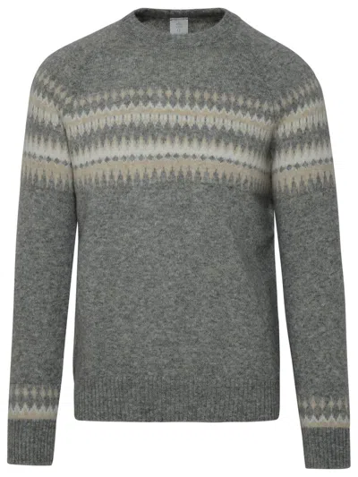 Shop Eleventy Grey Cashmere Sweater