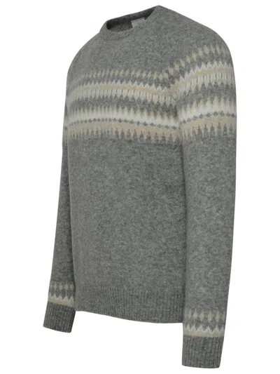 Shop Eleventy Grey Cashmere Sweater