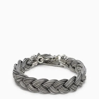 Shop Emanuele Bicocchi 15-strand Bracelet In Metal