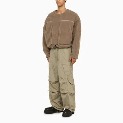 Shop Entire Studios Sage Cargo Trousers In Green