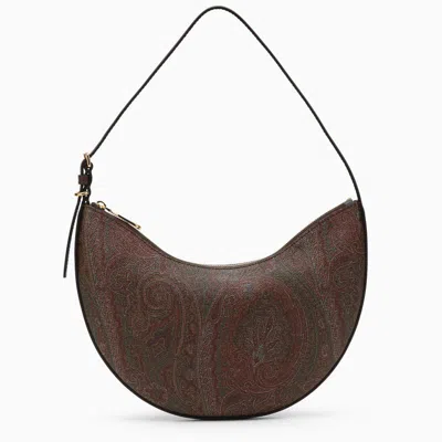 Shop Etro Essential Paisley Hobo Bag In In Brown