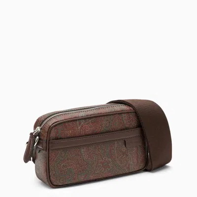 Shop Etro Paisley Mini Bag In In Brown