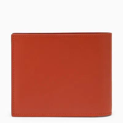 Shop Ferragamo Terracotta-coloured Wallet With Logo In Brown