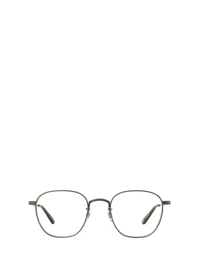 Shop Garrett Leight Eyeglasses In Pewter-willow