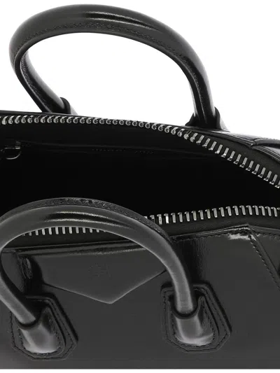 Shop Givenchy "antigona Mini" Handbag In Black