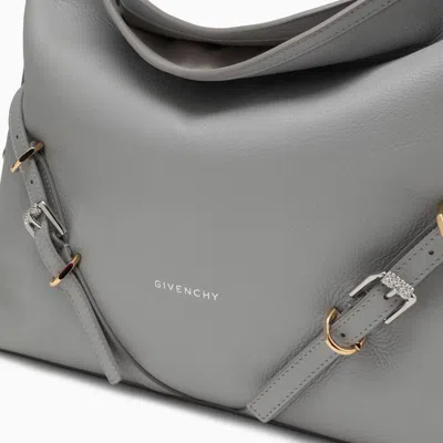 Shop Givenchy Medium Voyou Bag In Light In Grey