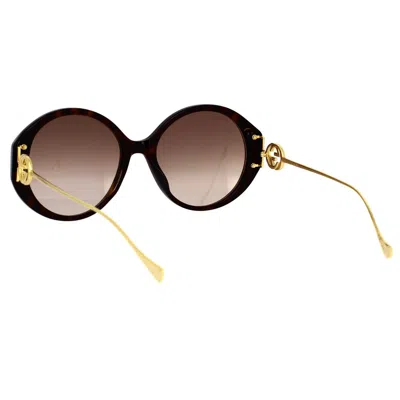 Gucci Eyewear Sunglasses In Havana