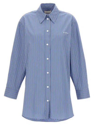 Shop Isabel Marant 'cylvany' Shirt In Blue
