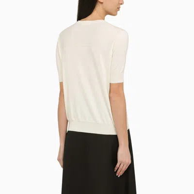 Shop Jil Sander Short-sleeved Jersey In White