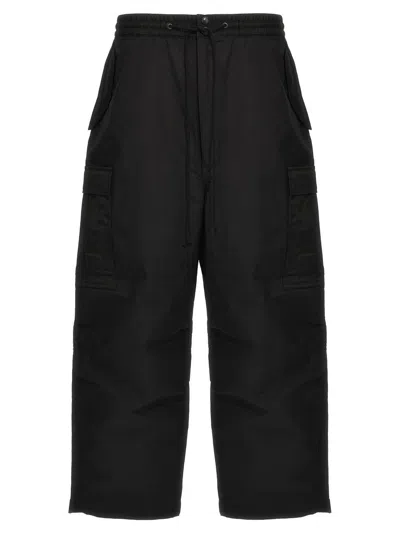 Shop Junya Watanabe Ripstop Cargo Pants In Black