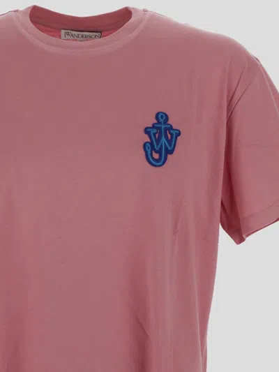 Shop Jw Anderson T-shirts And Polos In Pink