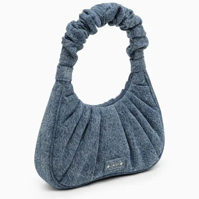 Shop Jw Pei Denim Gabbi Handbag In Blue