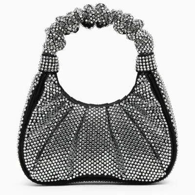 Shop Jw Pei Gabbi Handbag With Crystals In Black
