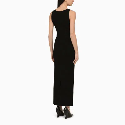 Shop Khaite Evelyn Long Dress In Black