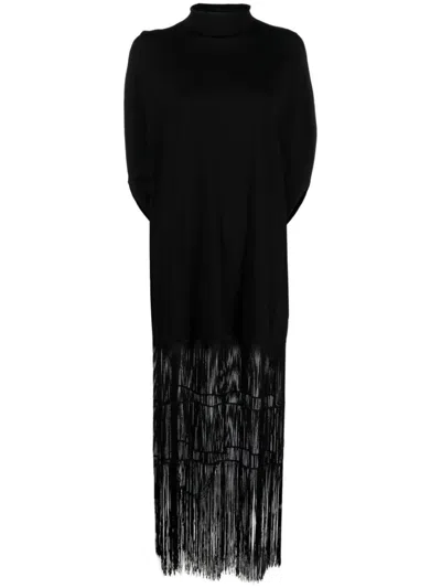 Shop Khaite Olson Midi Dress In Black