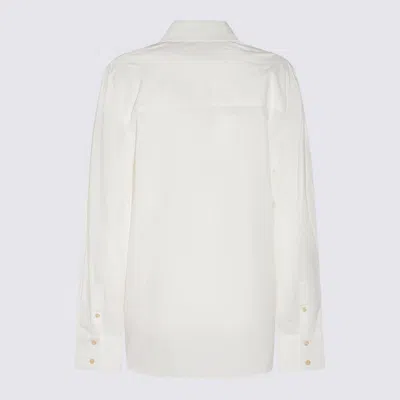 Shop Khaite White Cotton Shirt