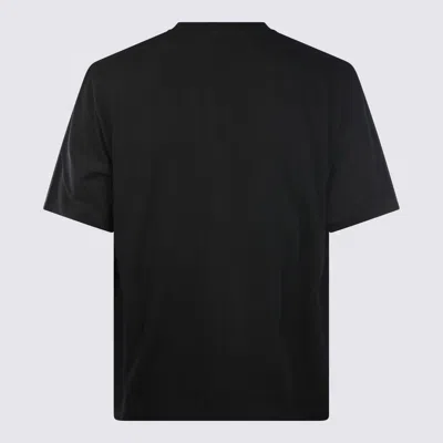 Shop Maison Kitsuné Black Cotton Fox Head T-shirt