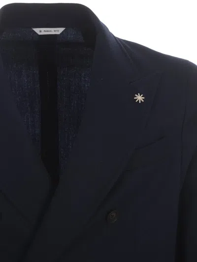 Manuel Ritz Blazer In Blue