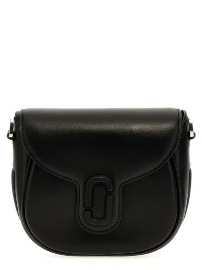 Shop Marc Jacobs 'the J Marc Small Saddle' Crossbody Bag In Black