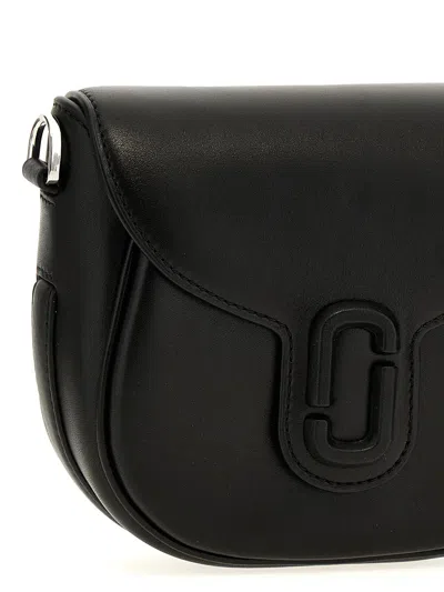 Shop Marc Jacobs 'the J Marc Small Saddle' Crossbody Bag In Black
