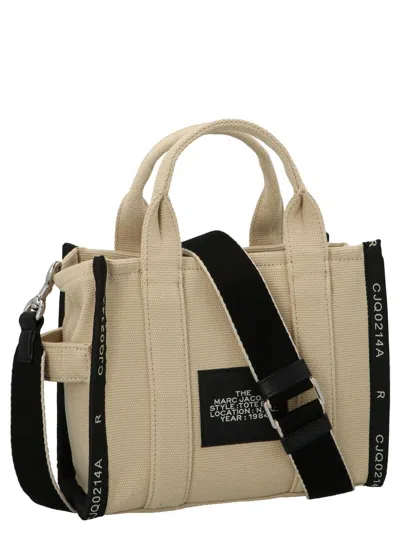 Shop Marc Jacobs 'traveler Tote Mini' Shopping Bag In Beige