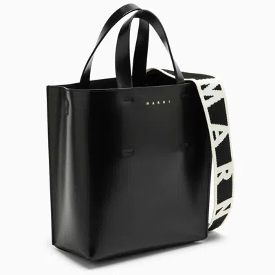 Shop Marni Mini Museo Tote Bag In Black