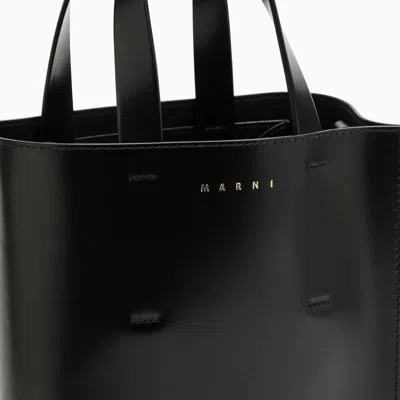 Shop Marni Mini Museo Tote Bag In Black