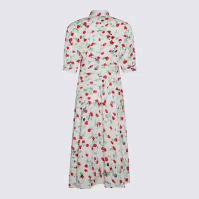 Shop Marni White Maxi Dress In Lily White